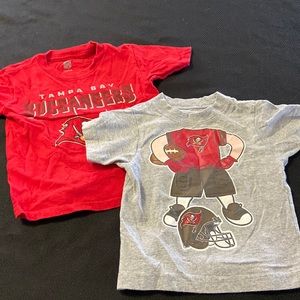 Kids NFL Tampa Bay Buccaneers Tee. Selling both for $30. Preowned.